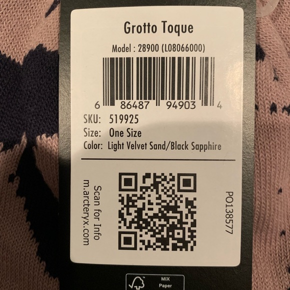 Brand New Arc’Teryx Grotto Toque - Picture 3 of 3